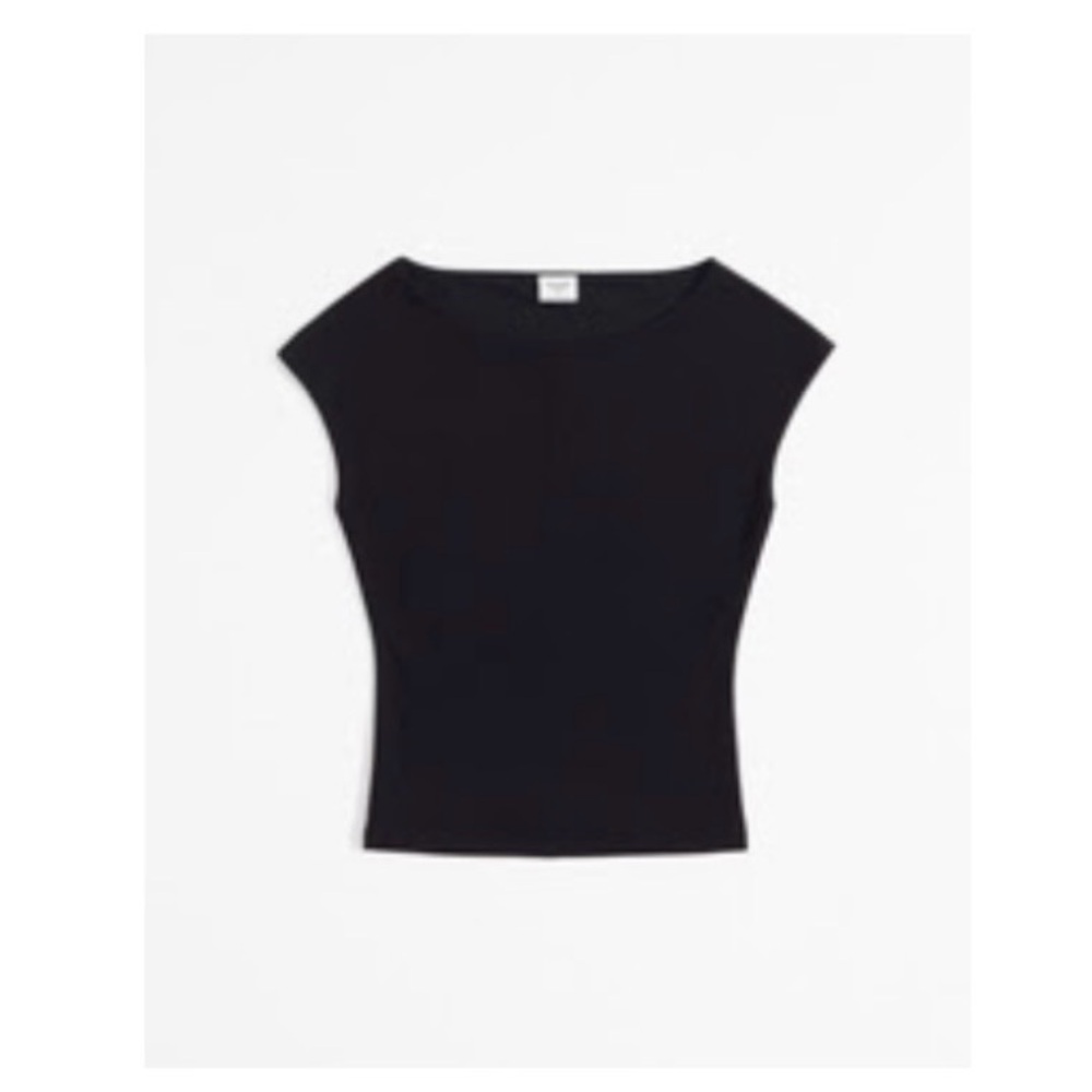 Abercrombie & Fitch Boatneck Cap-Sleeve Top